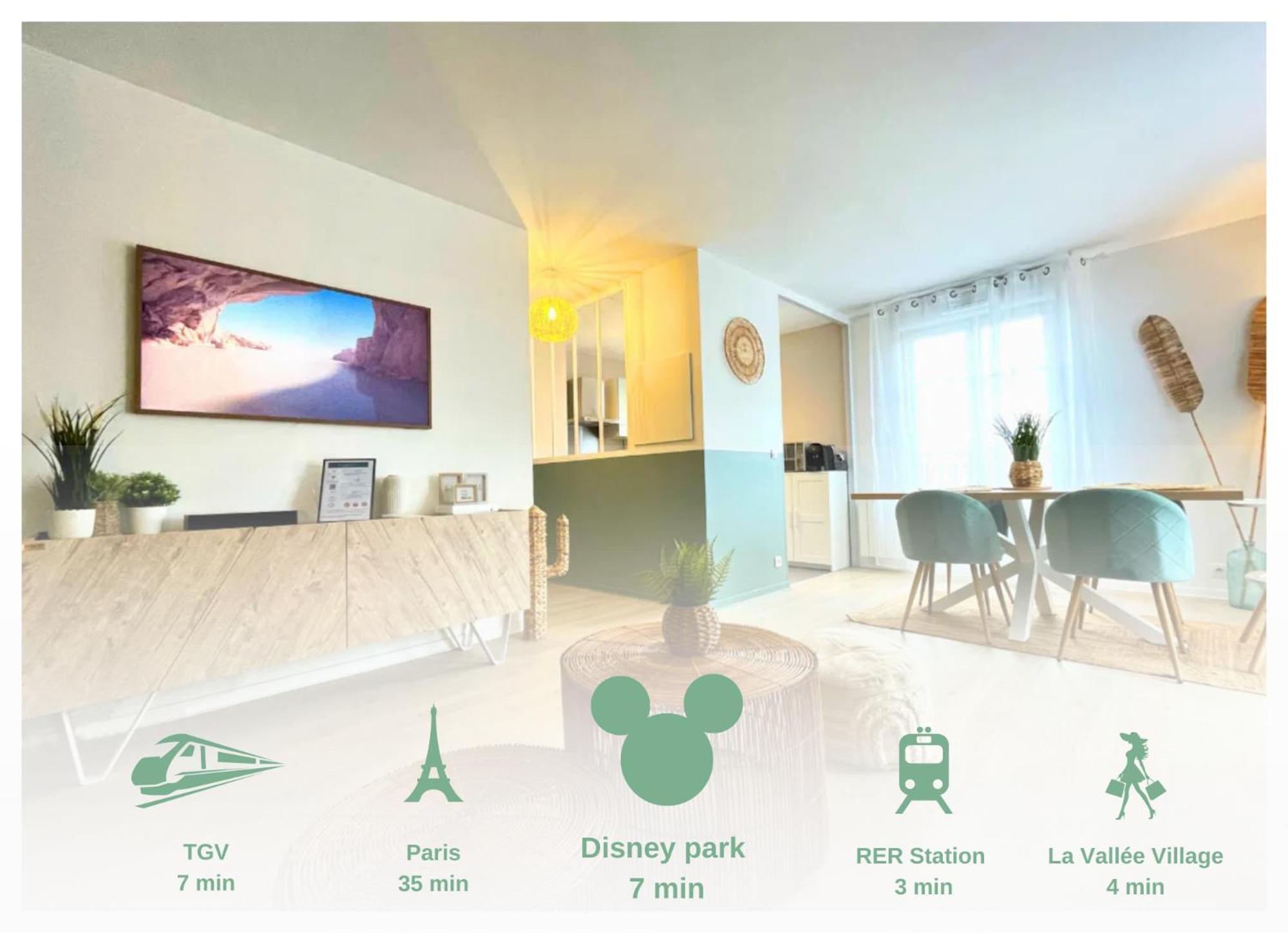L'Organik Disney 7 Min Gare 5 Min Parking Prive シェシー エクステリア 写真